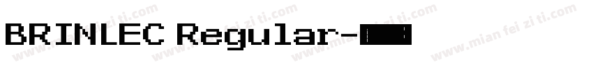 BRINLEC Regular字体转换